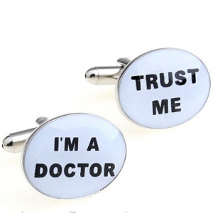Запонки I'm a Doctor. Trust me